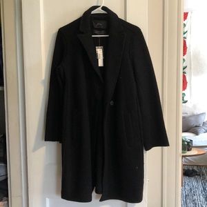 J Crew Italian Boiled Wool Coat
